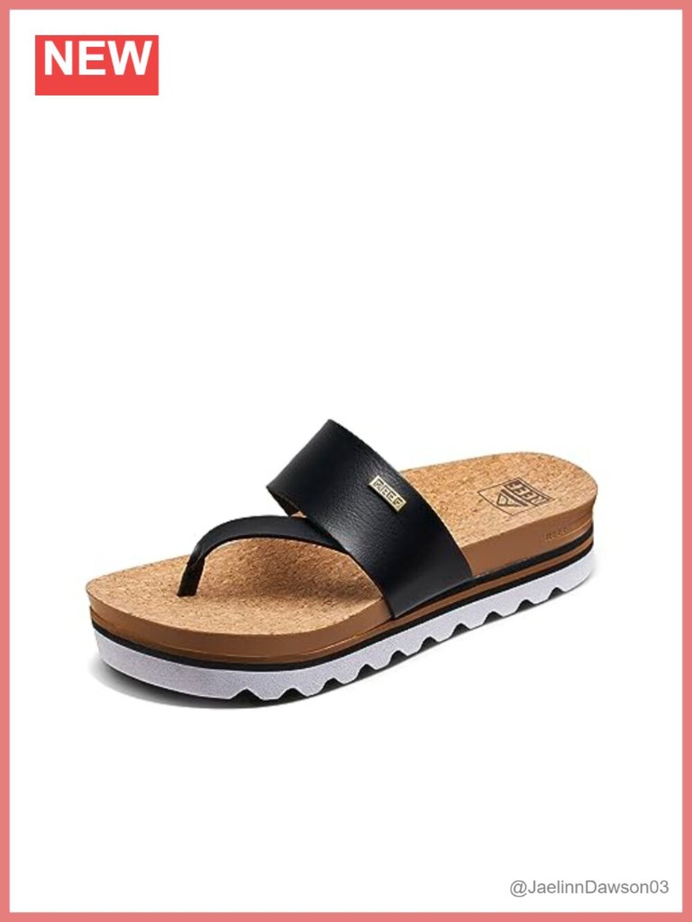 Women's Platform Sandals with Vegan Leather Straps, Slip-On, EVA Outsole, Arch